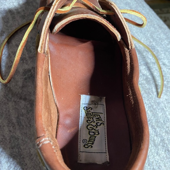 Levi’s brown leather men’s shoes, size 7.5M - Picture 8 of 10